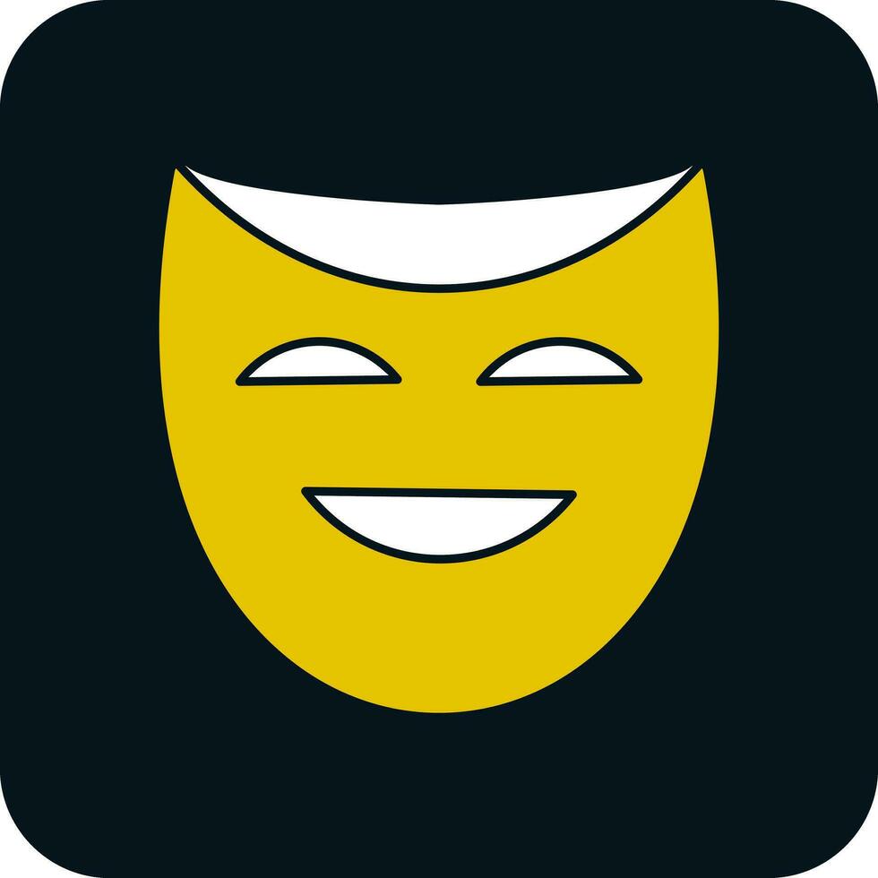 Theater masks Vector Icon Design