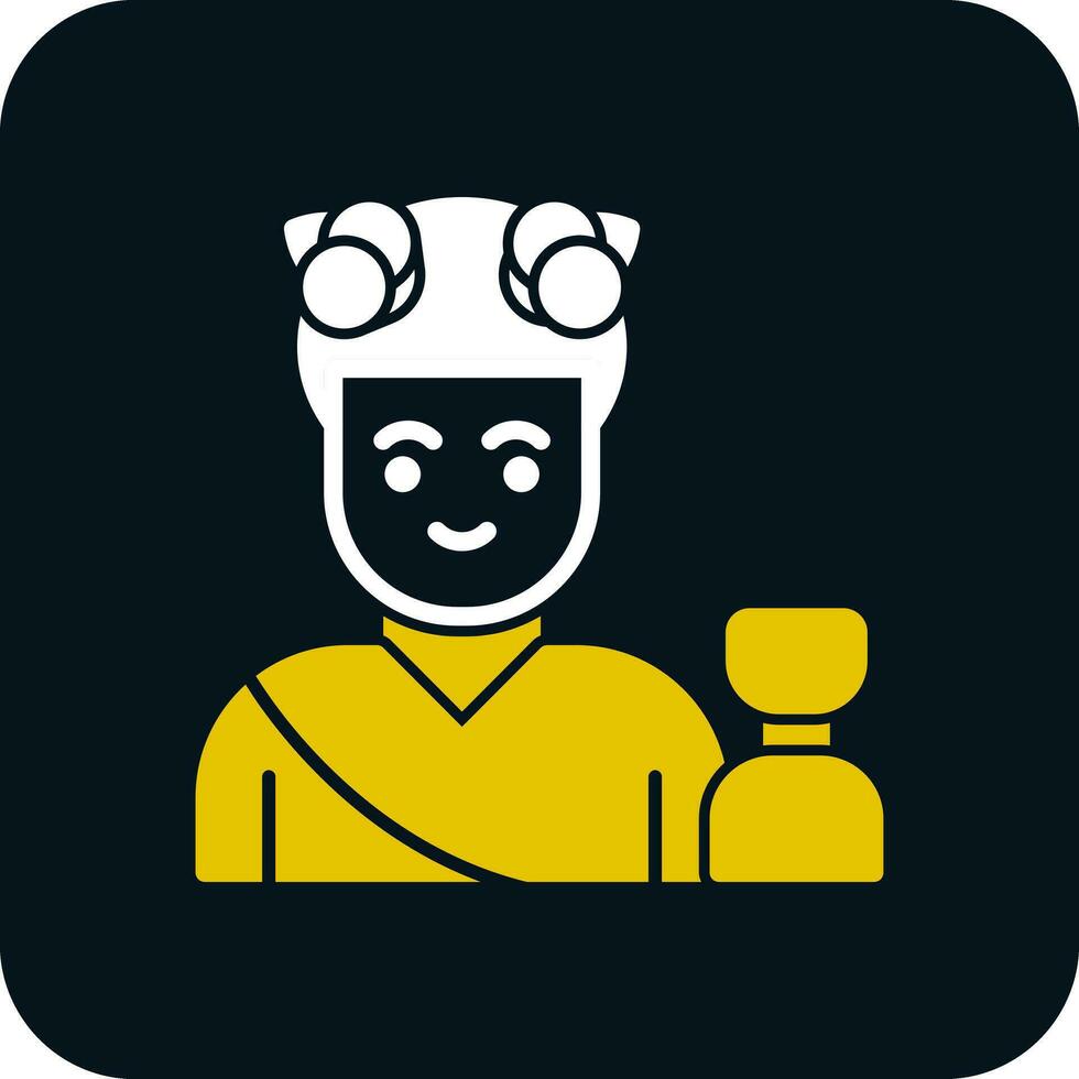 Dionysus Vector Icon Design