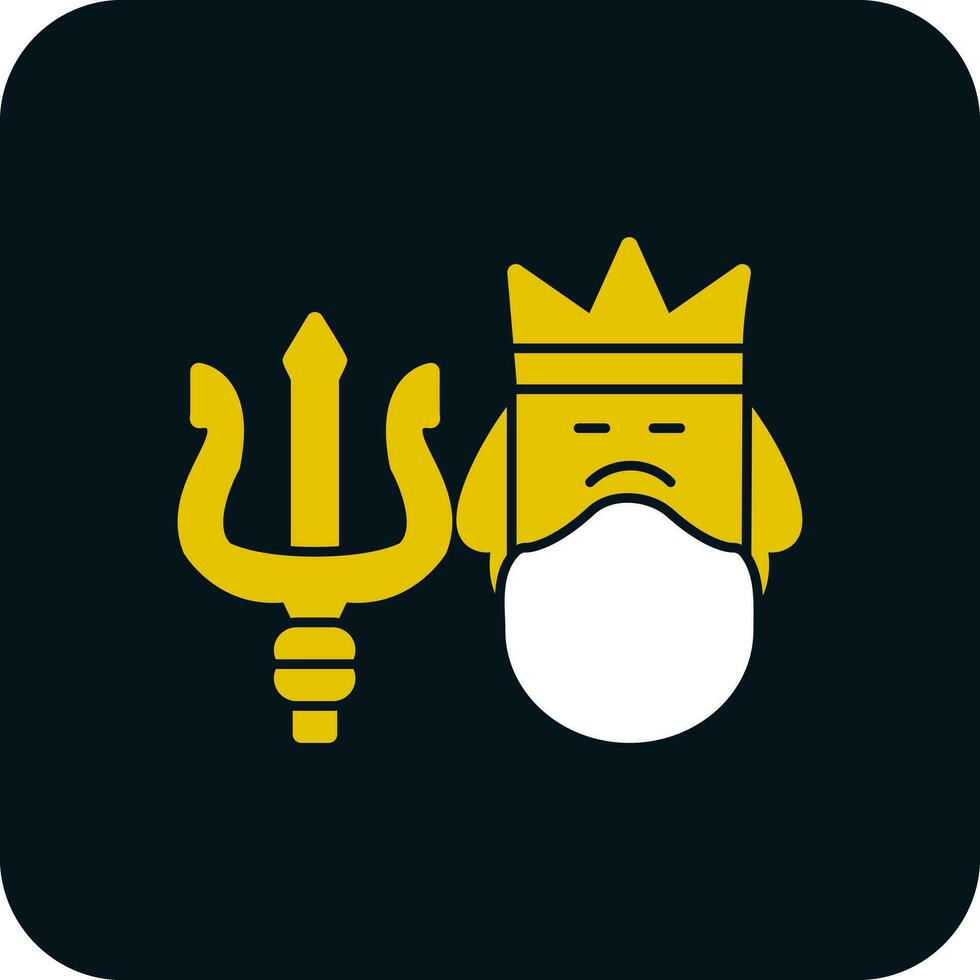 Poseidon Vector Icon Design