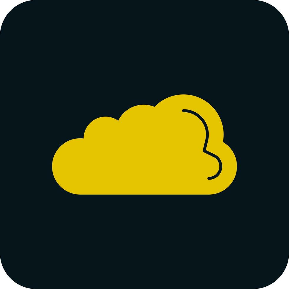 diseño de icono de vector de nube