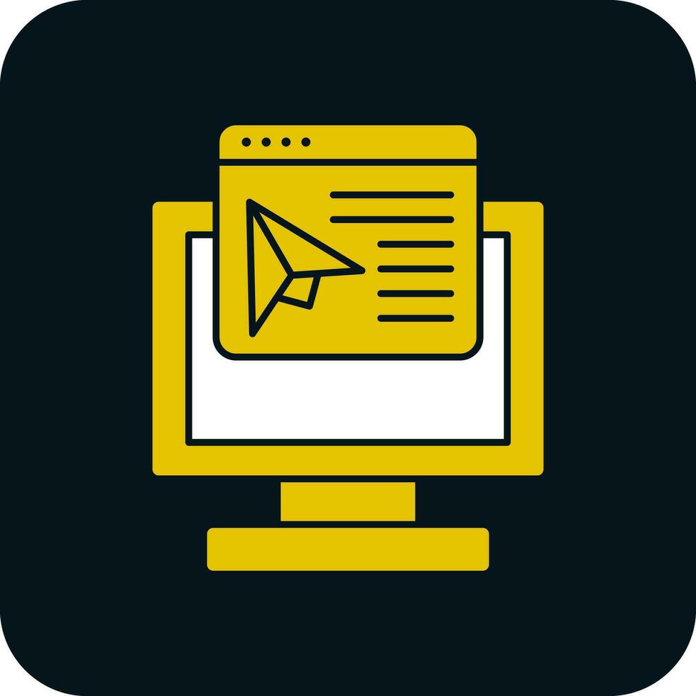 Landing page Vector Icon Design