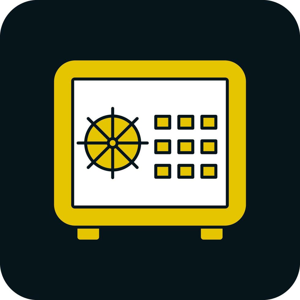 Safe locker Vector Icon Design