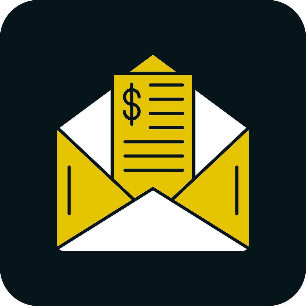 Paycheck Vector Icon Design