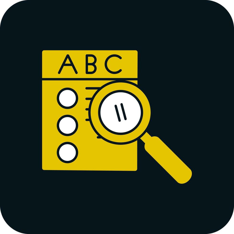 Spell check Vector Icon Design