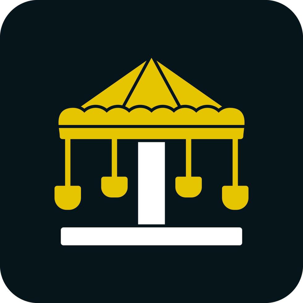 Merry go round Vector Icon Design