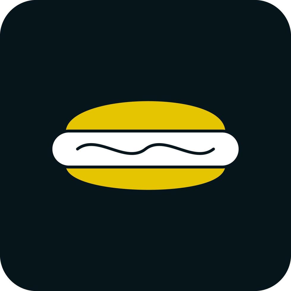 Hot dog Vector Icon Design