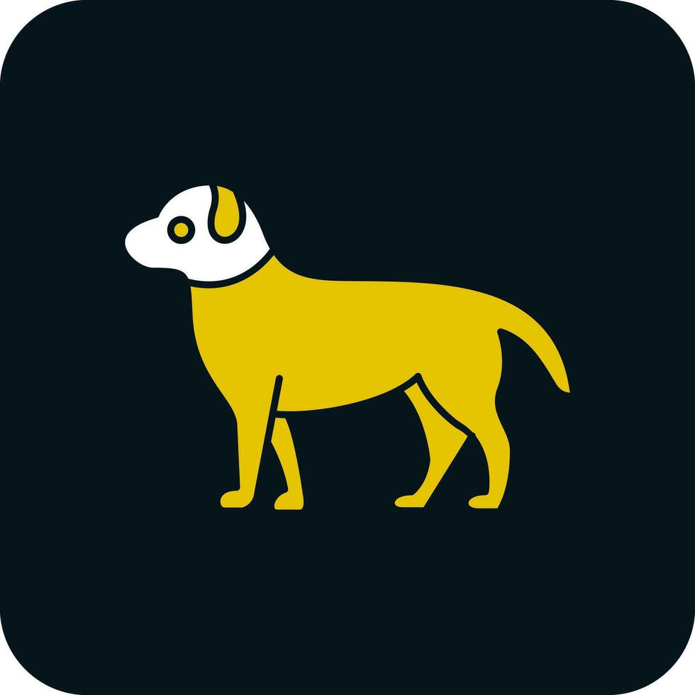 diseño de icono de vector de perro