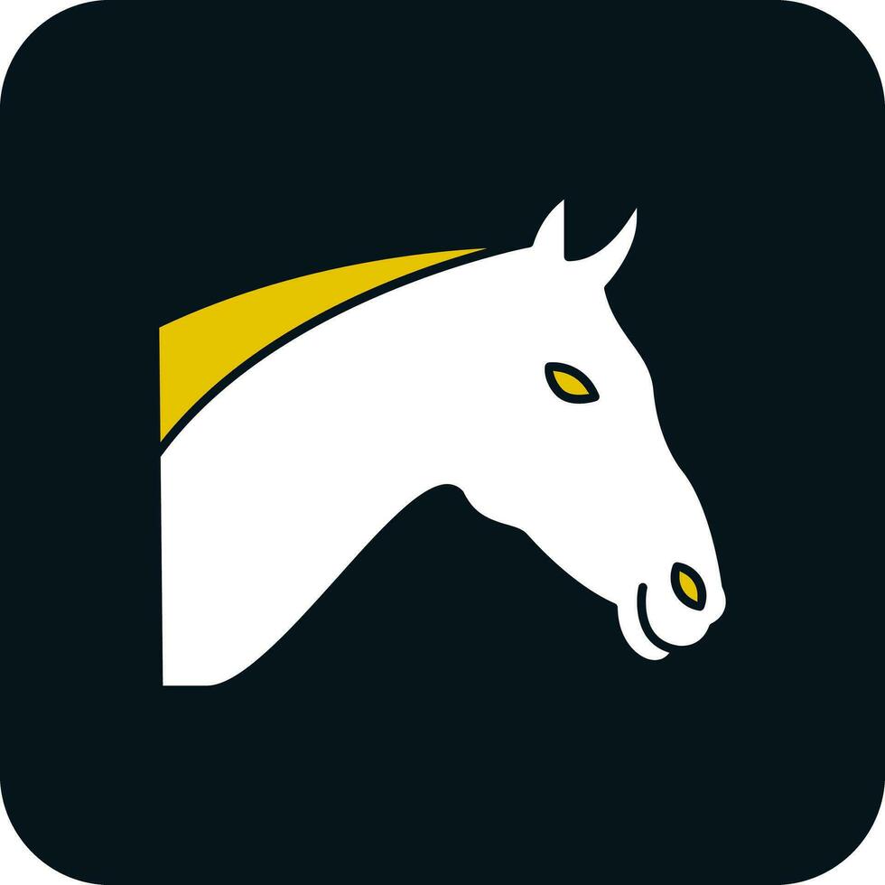 diseño de icono de vector de caballo