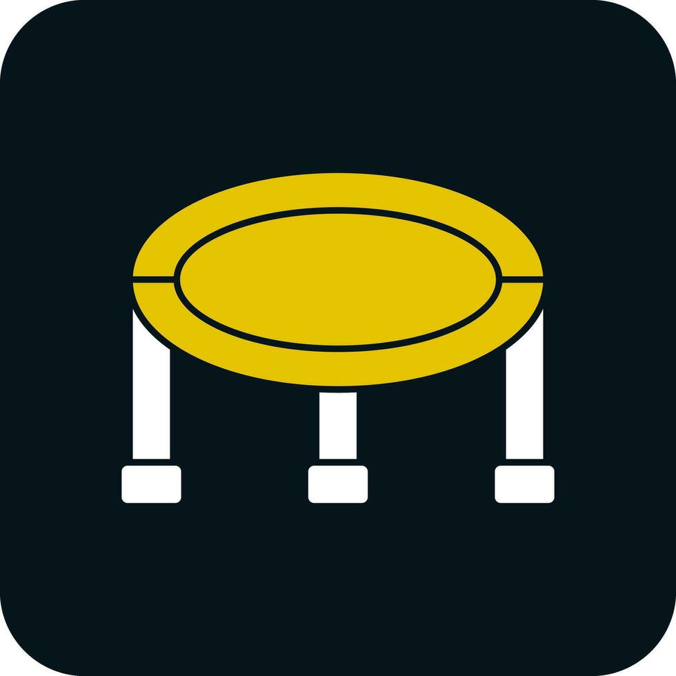 Trampoline Vector Icon Design