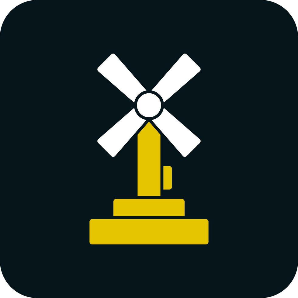 Windmill Vector Icon Design