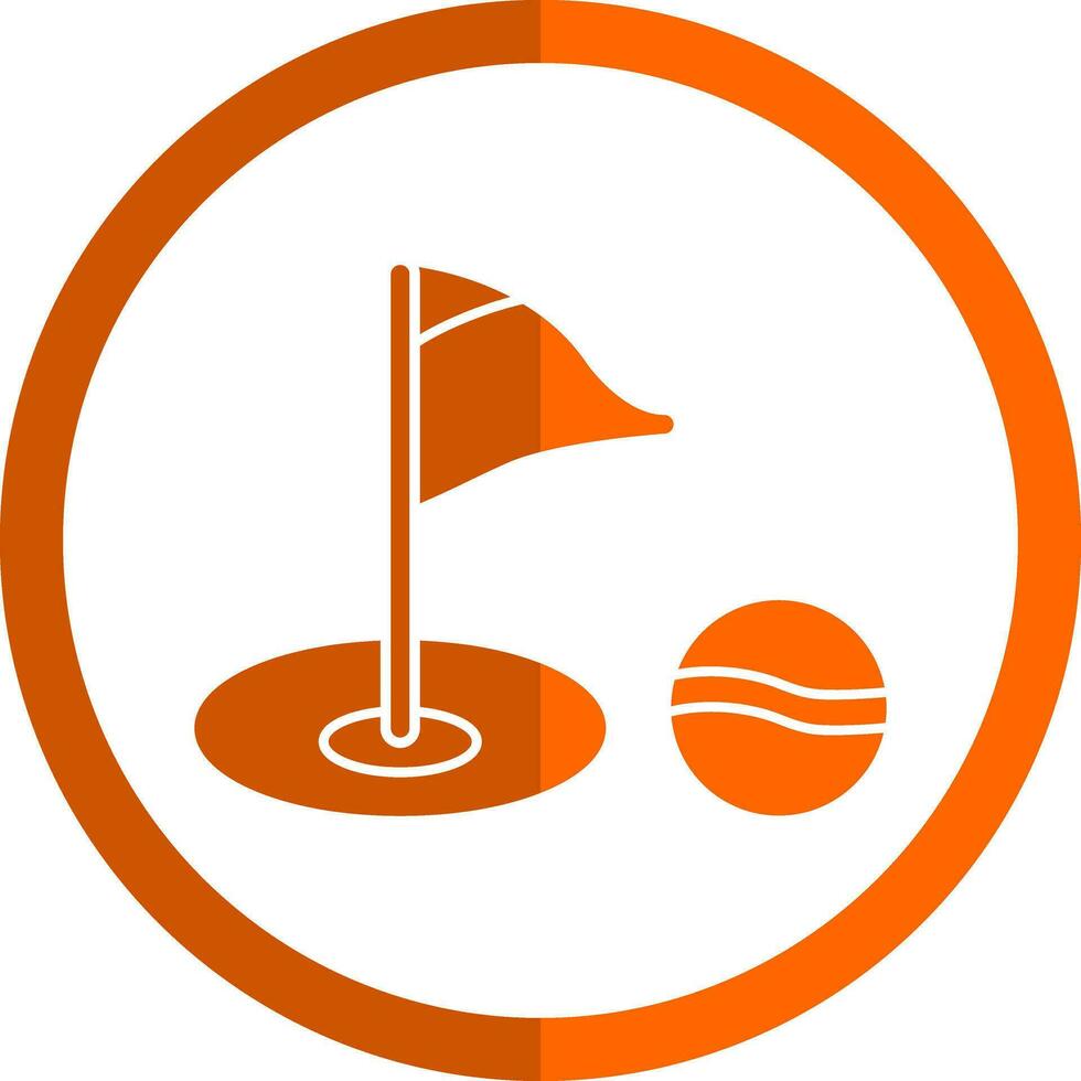 diseño de icono de vector de golf