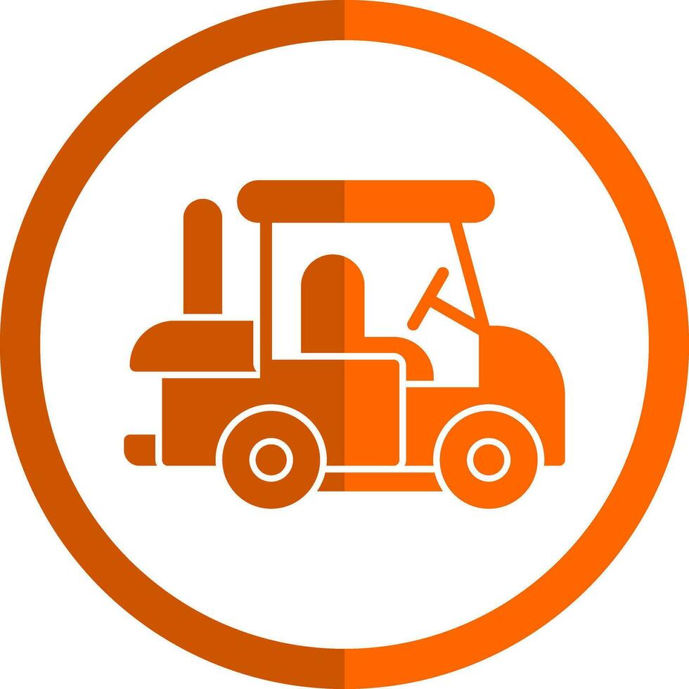 Golf cart Vector Icon Design