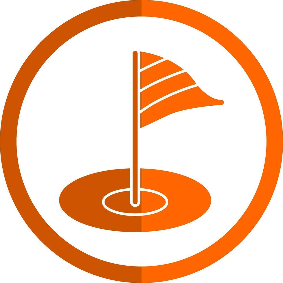 mini golf vector icono diseño