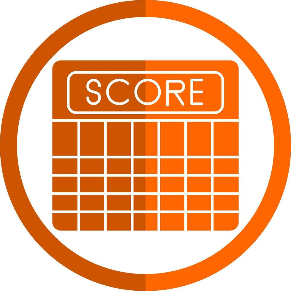 Score Vector Icon Design