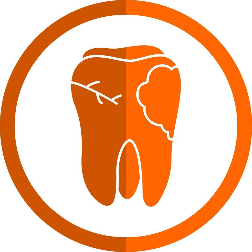 caries vector icono diseño