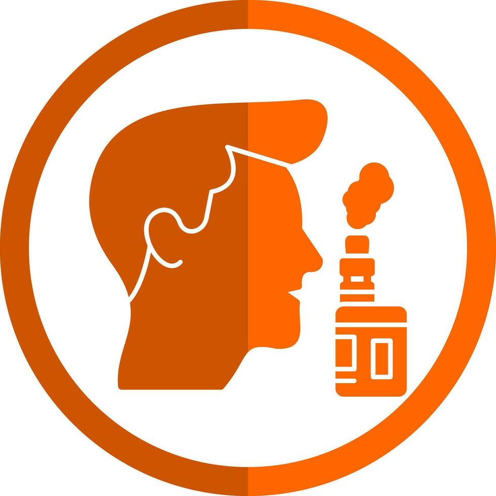 Vaper Vector Icon Design