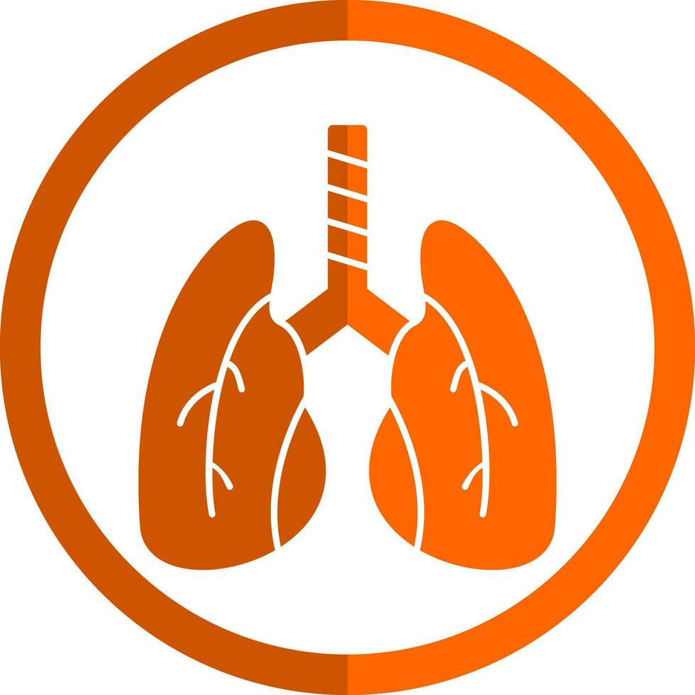 Lungs Vector Icon Design