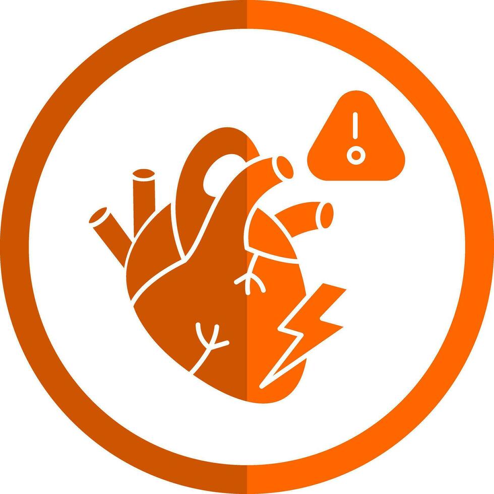 Heart attack Vector Icon Design