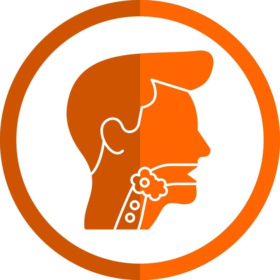 Throat cancer Vector Icon Design