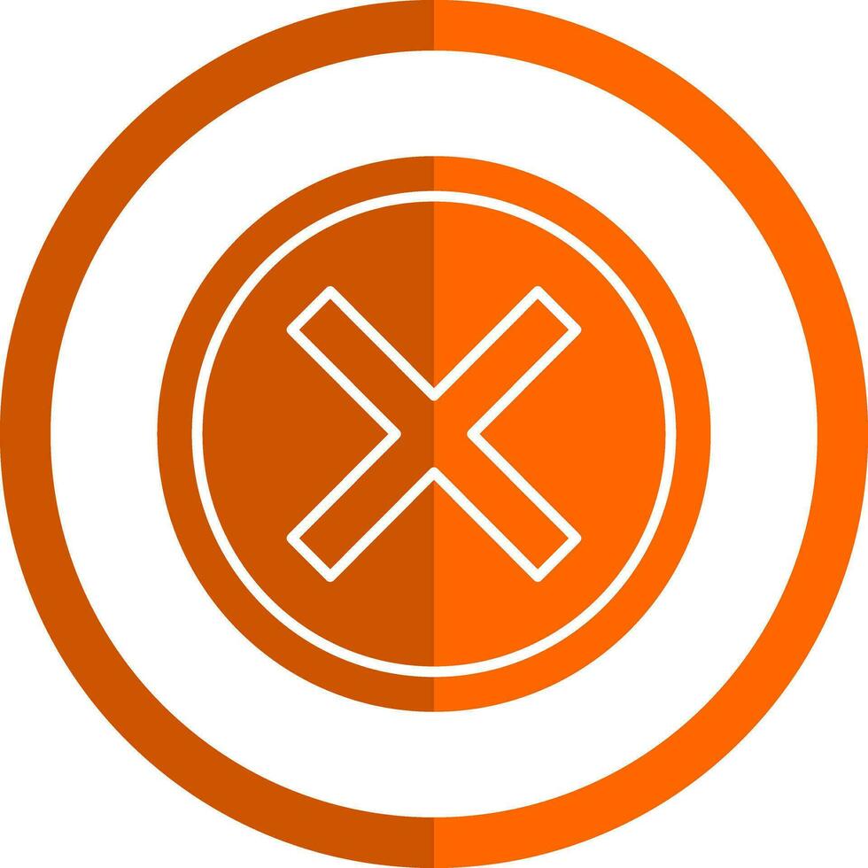 Cross Vector Icon Design