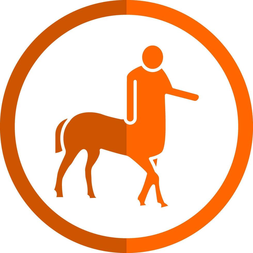 Centaur Vector Icon Design