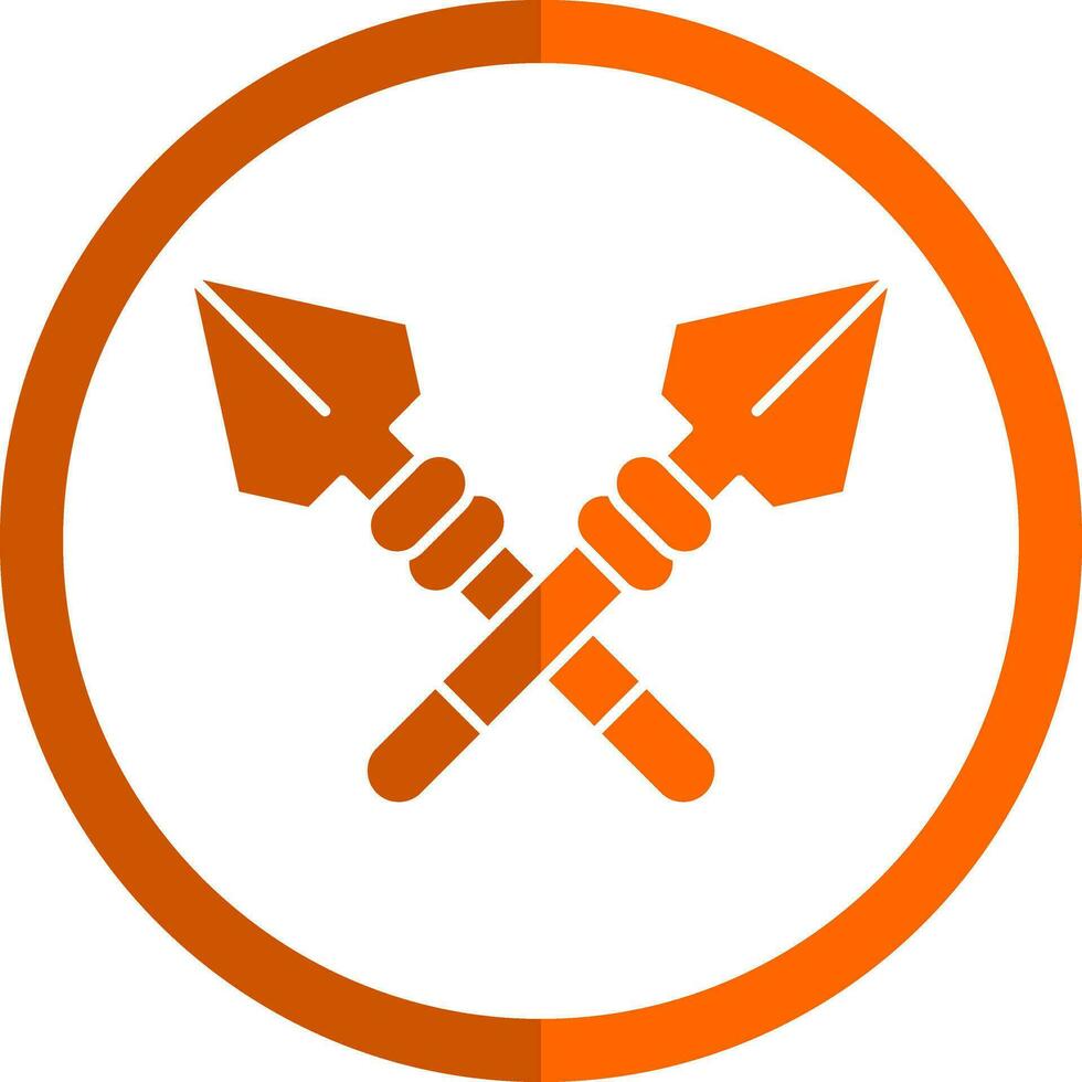 Spear Vector Icon Design