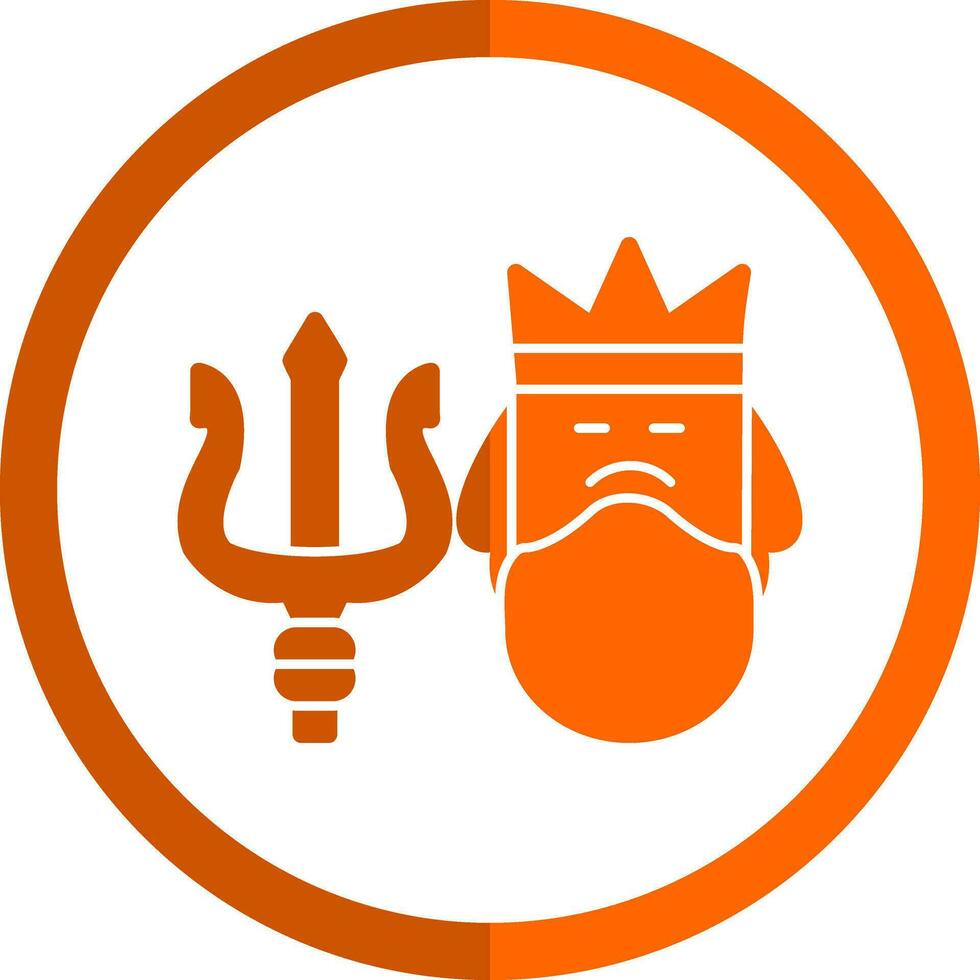 Poseidon Vector Icon Design