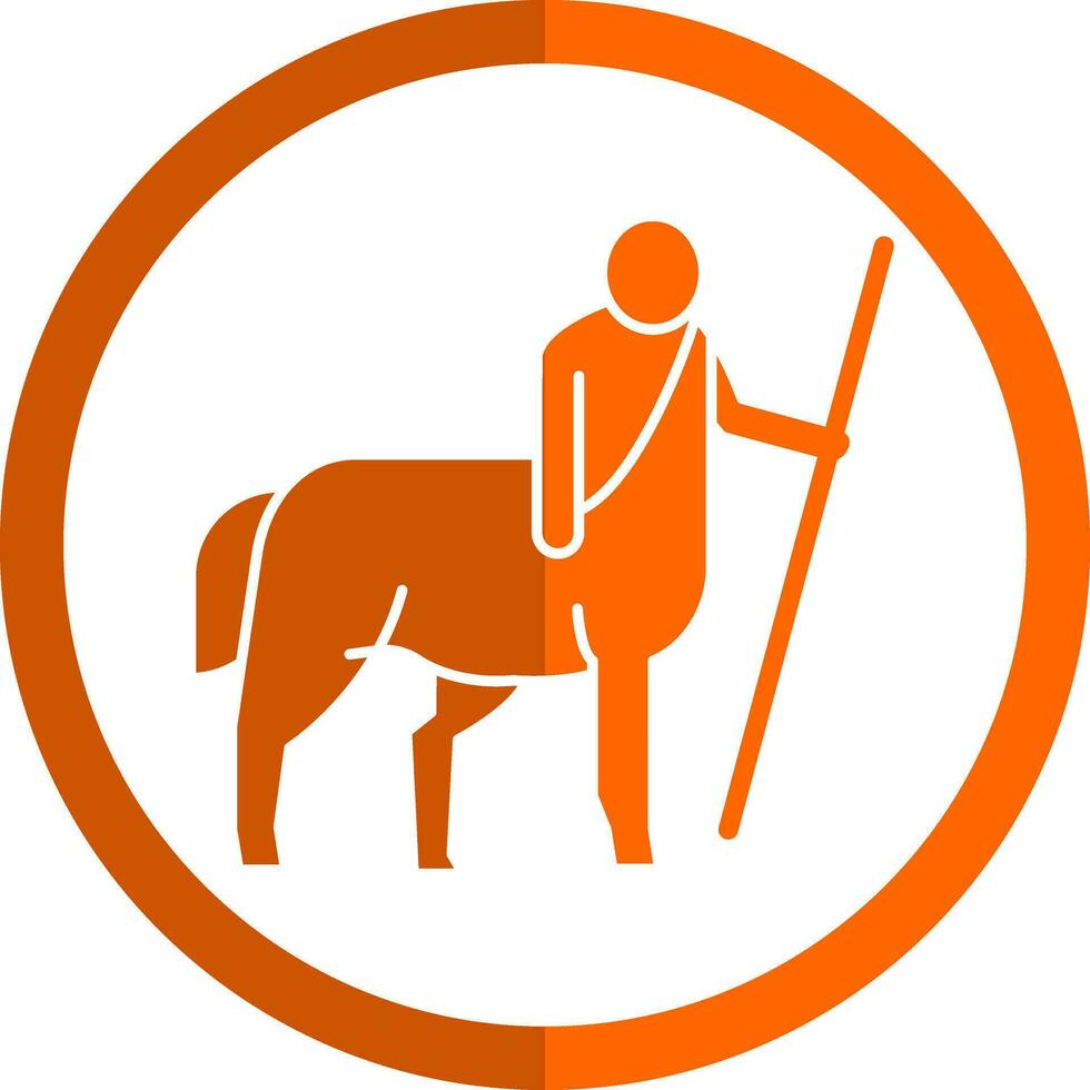 Centaur Vector Icon Design