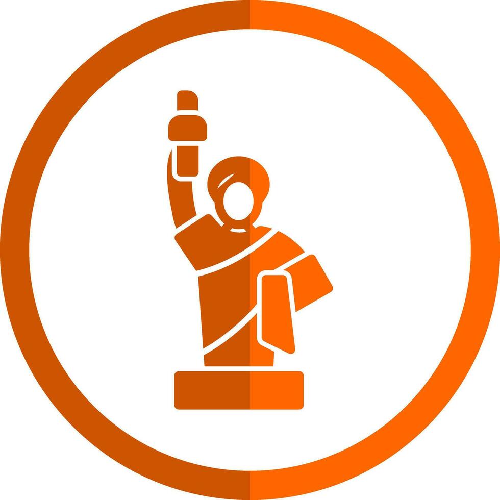 Statue Vector Icon Design
