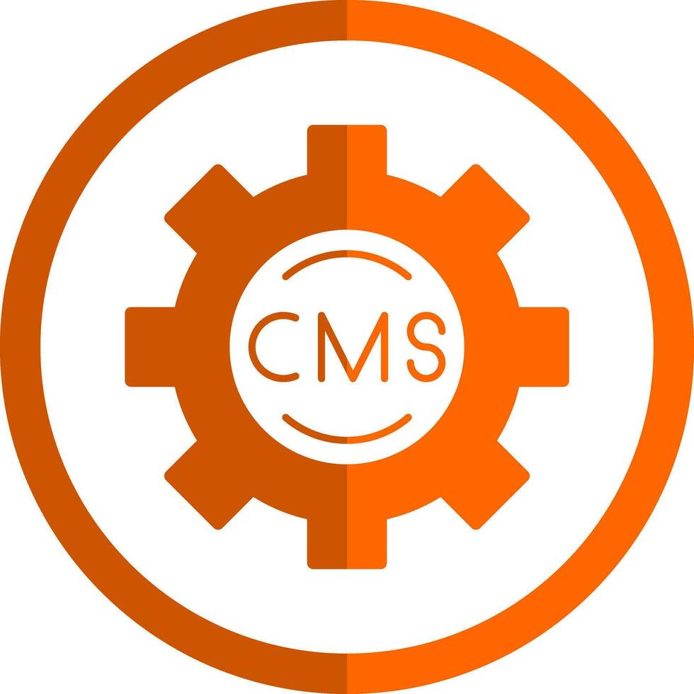 cms vector icono diseño