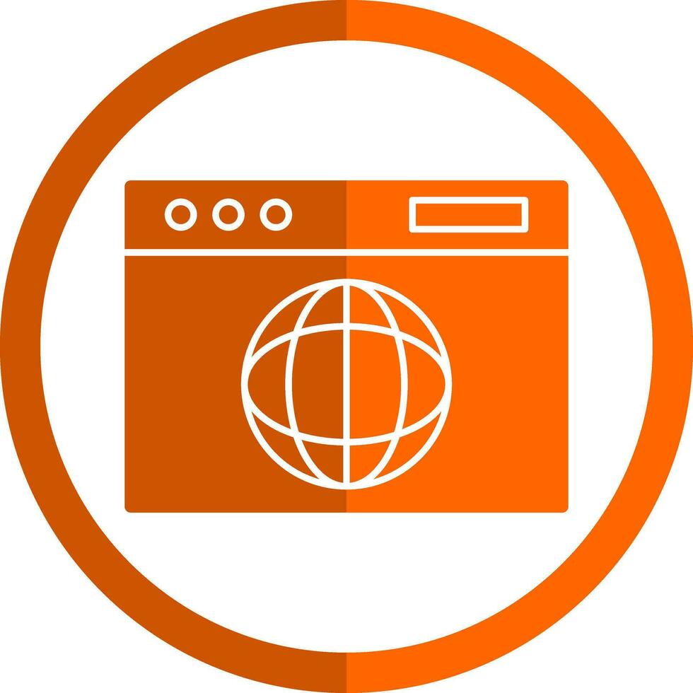 Web browser Vector Icon Design