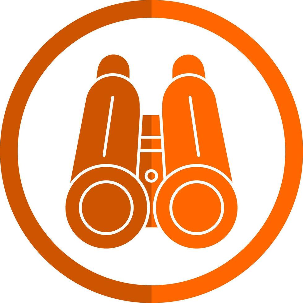 Binoculars Vector Icon Design