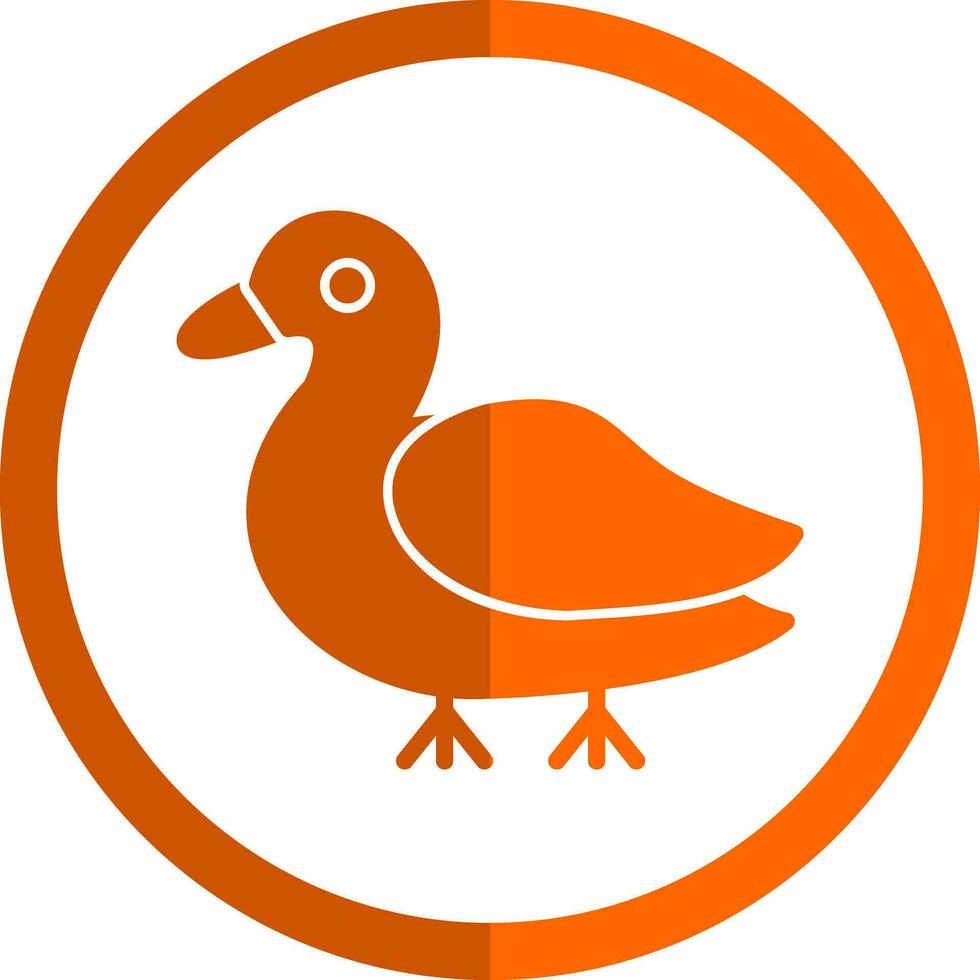 Pato vector icono diseño