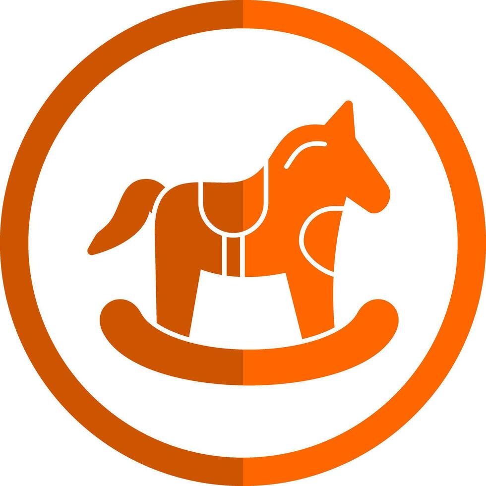 caballo juguete vector icono diseño