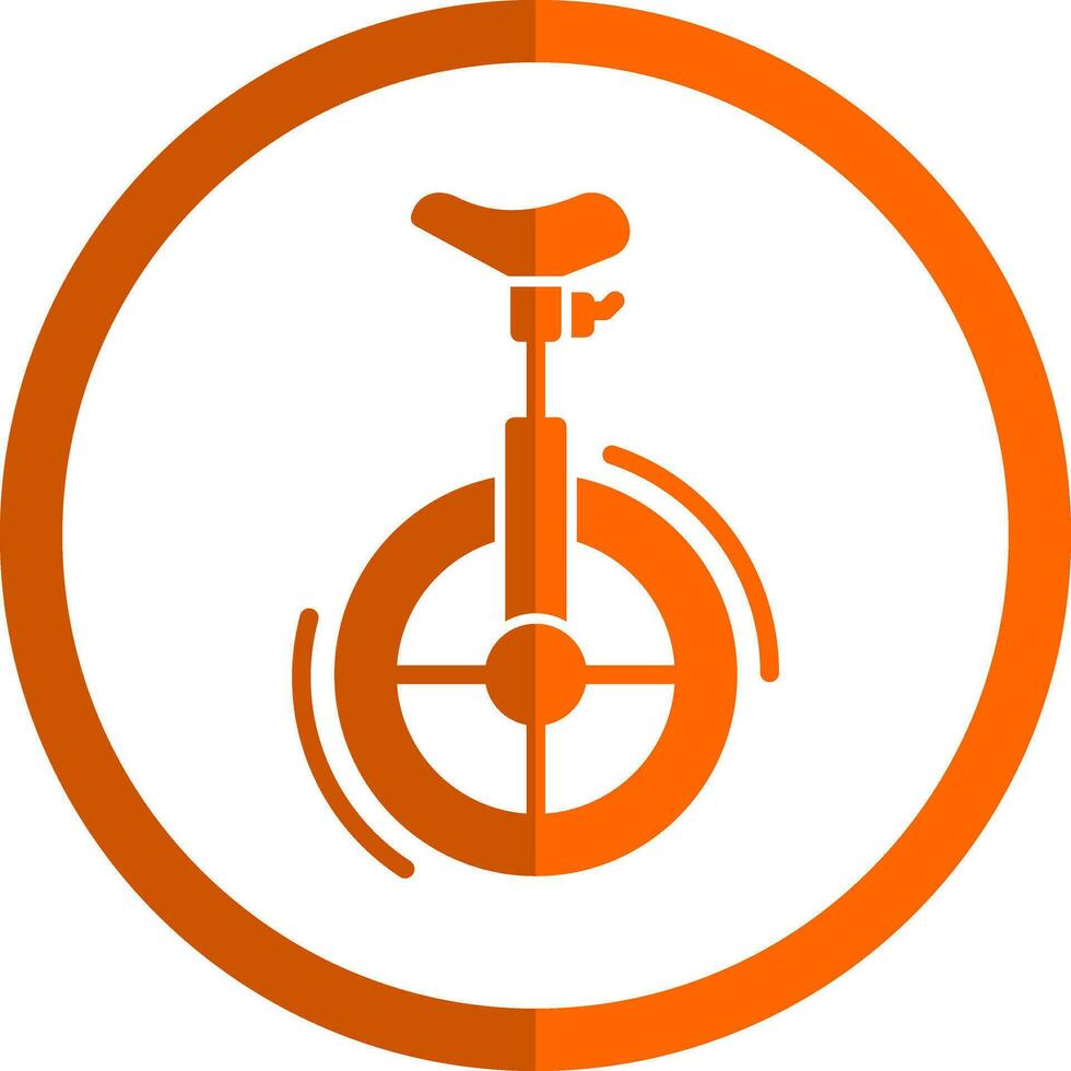 Unicycle Vector Icon Design