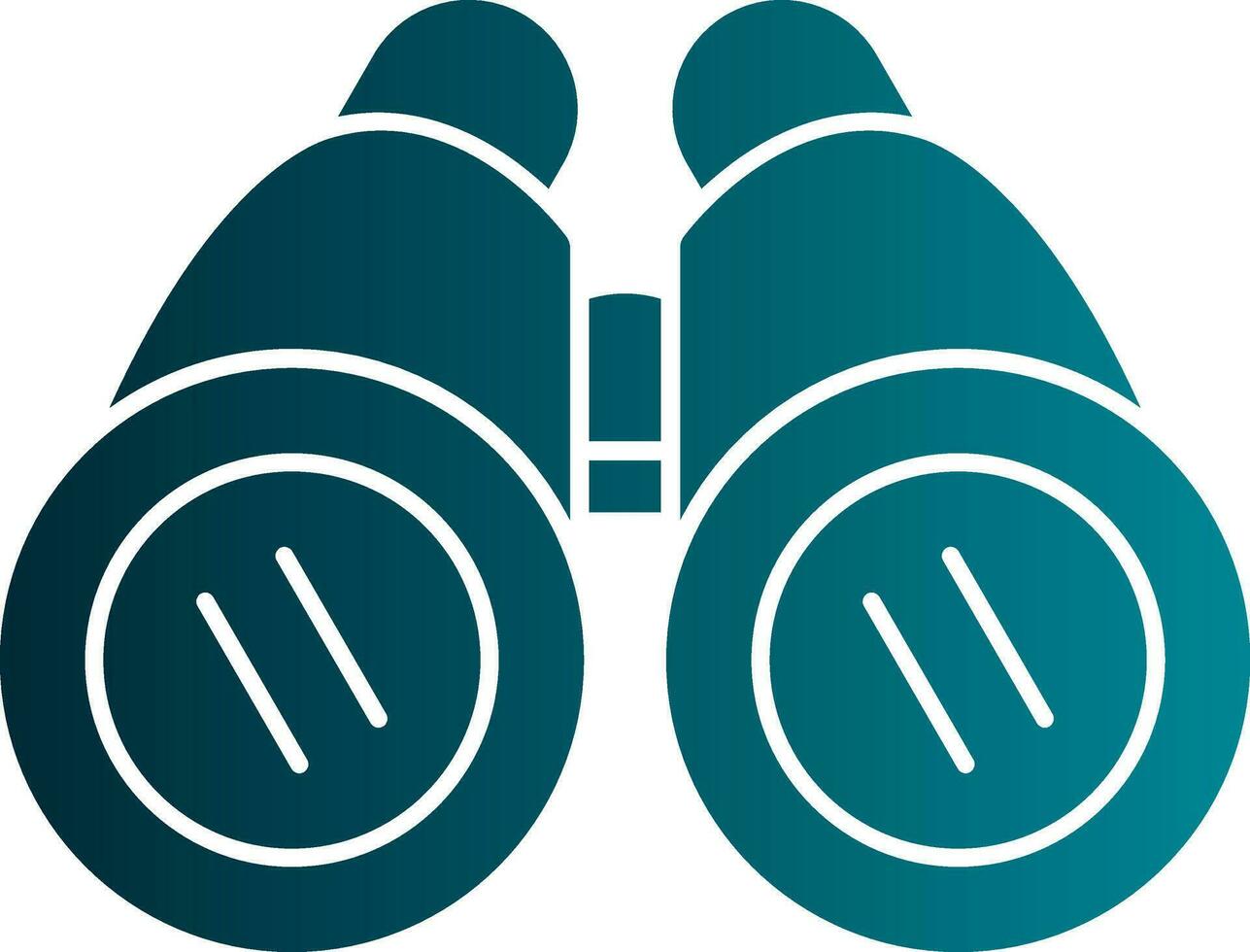 Binocular Vector Icon Design