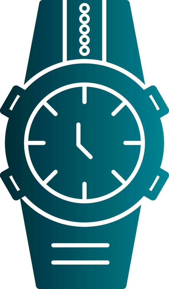 Wristwatch Vector Icon Design