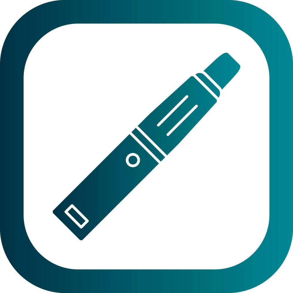 Electronic cigarette Vector Icon Design