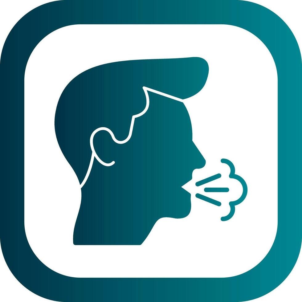 Cough Vector Icon Design