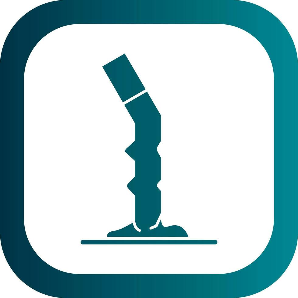 Cigarette butt Vector Icon Design