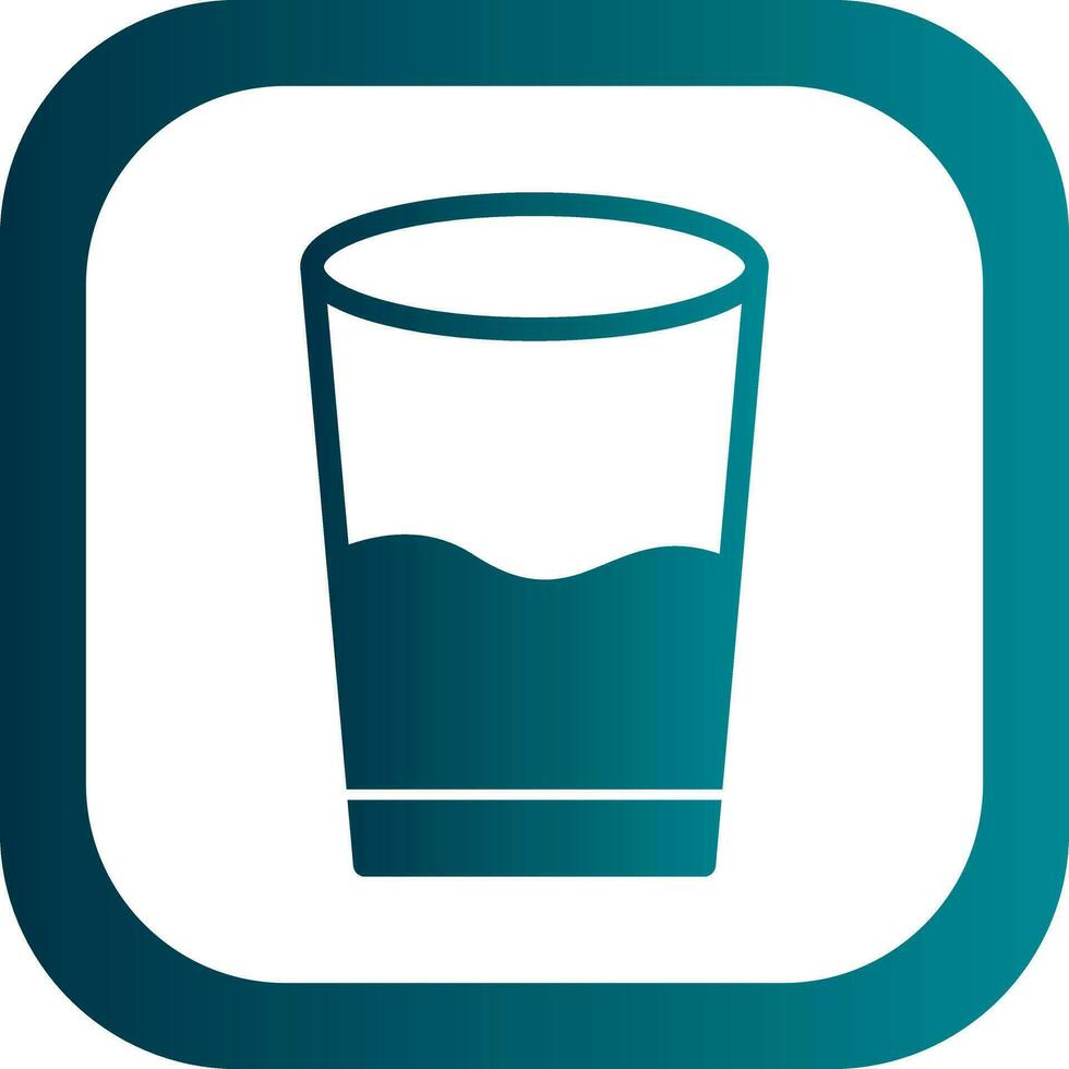 vaso de agua vector icono diseño