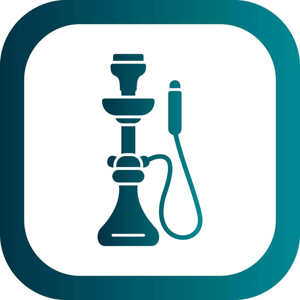 Hookah Vector Icon Design