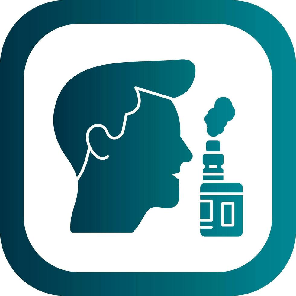 Vaper Vector Icon Design
