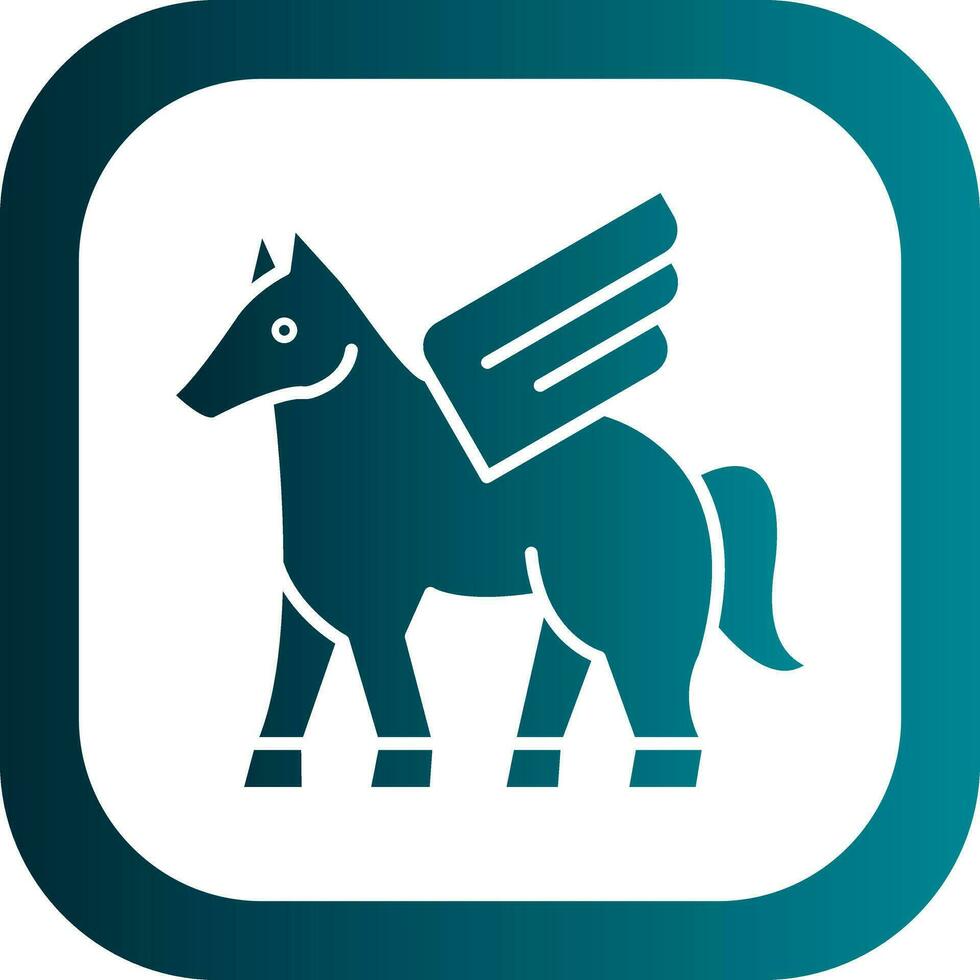 Pegasus Vector Icon Design