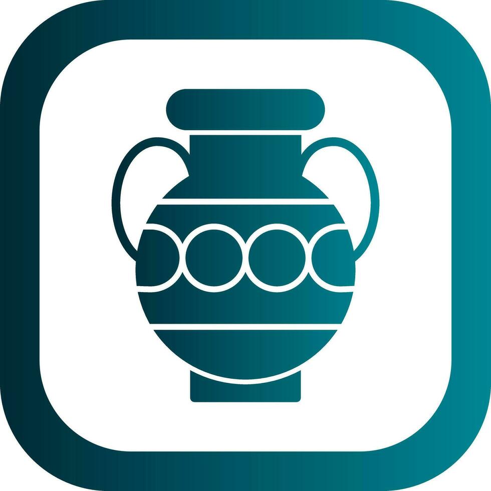 Amphora Vector Icon Design