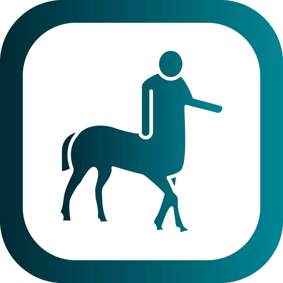 Centaur Vector Icon Design