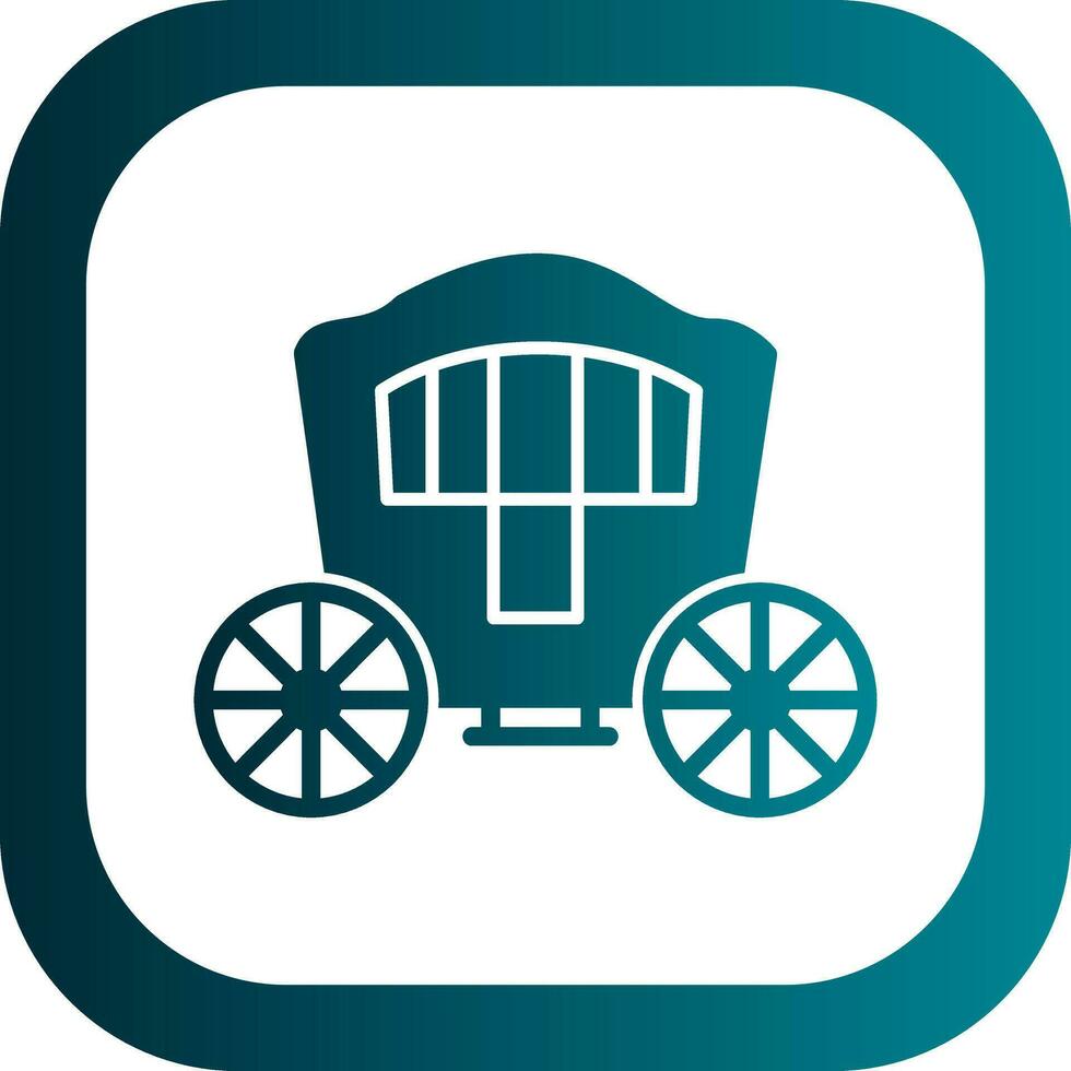 Carriage Vector Icon Design