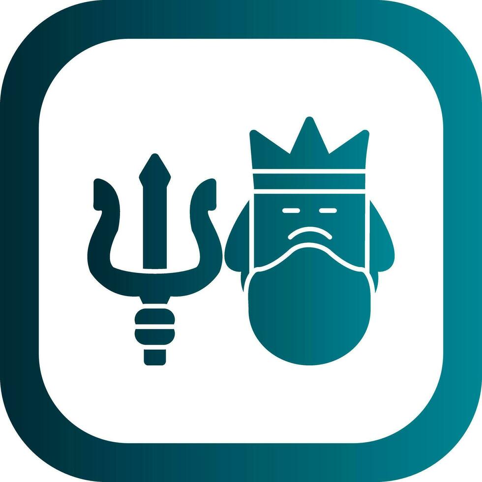 Poseidon Vector Icon Design