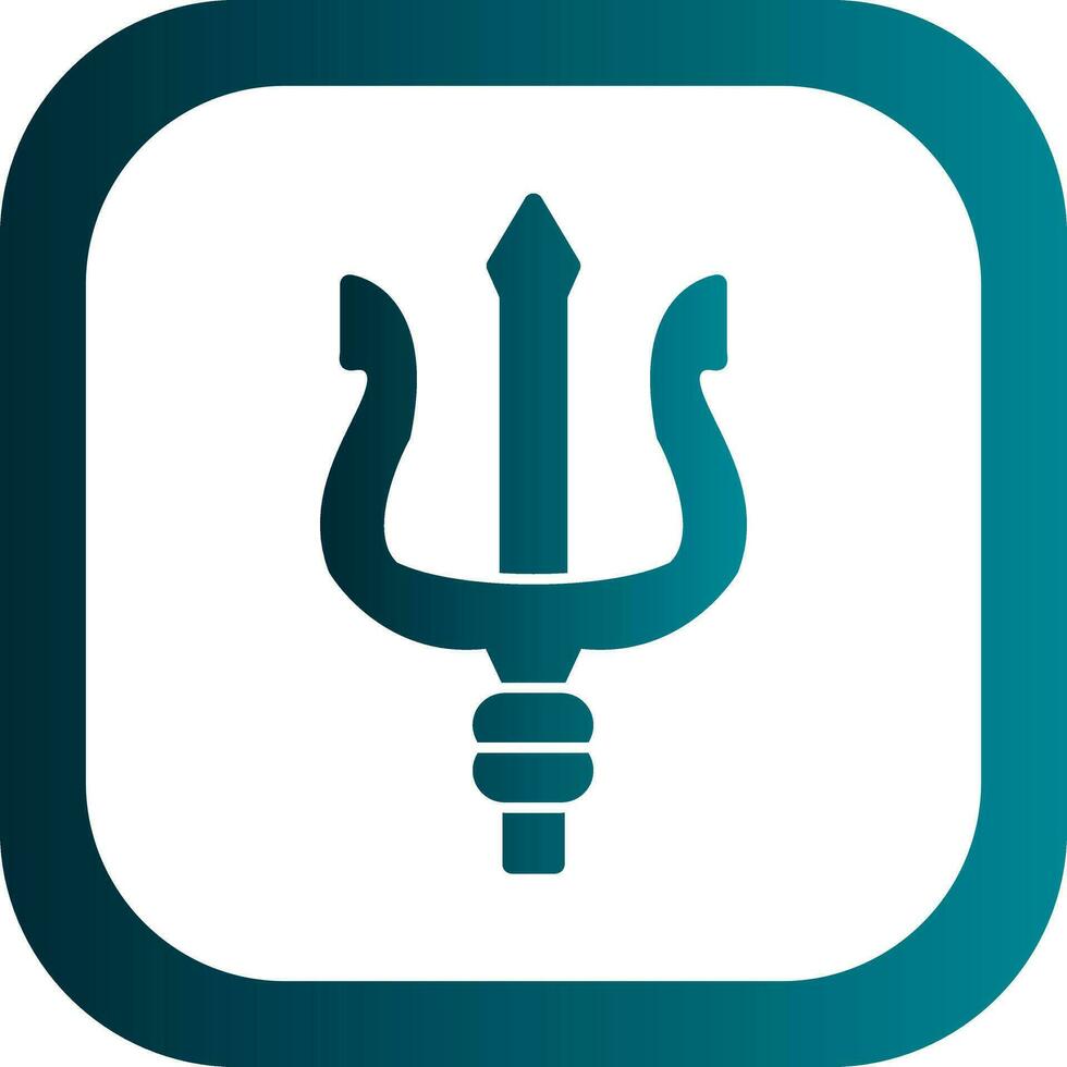 Trident Vector Icon Design