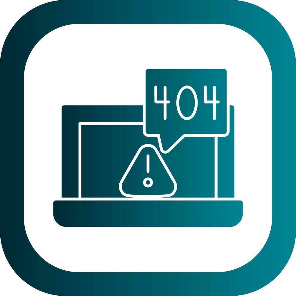 404 error Vector Icon Design